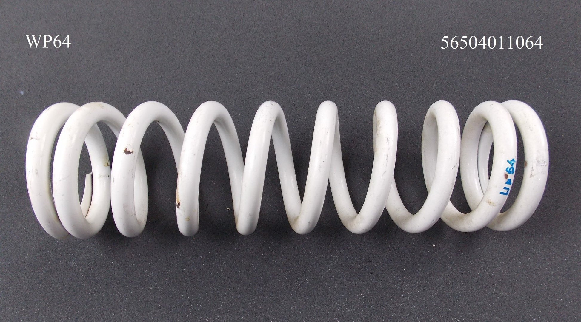 NOS OEM KTM WP 64 WHITE SPRING SHOCK LENGTH 280 mm I.D. 60 mm VINTAGE MOTOCROSS - MotoRaider