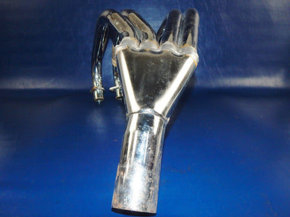 NOS MARVING CHROME 4 in 1 HEADER FRONT EXHAUST MUFFLER PIPE YAMAHA XJ900 Y47C - MotoRaider