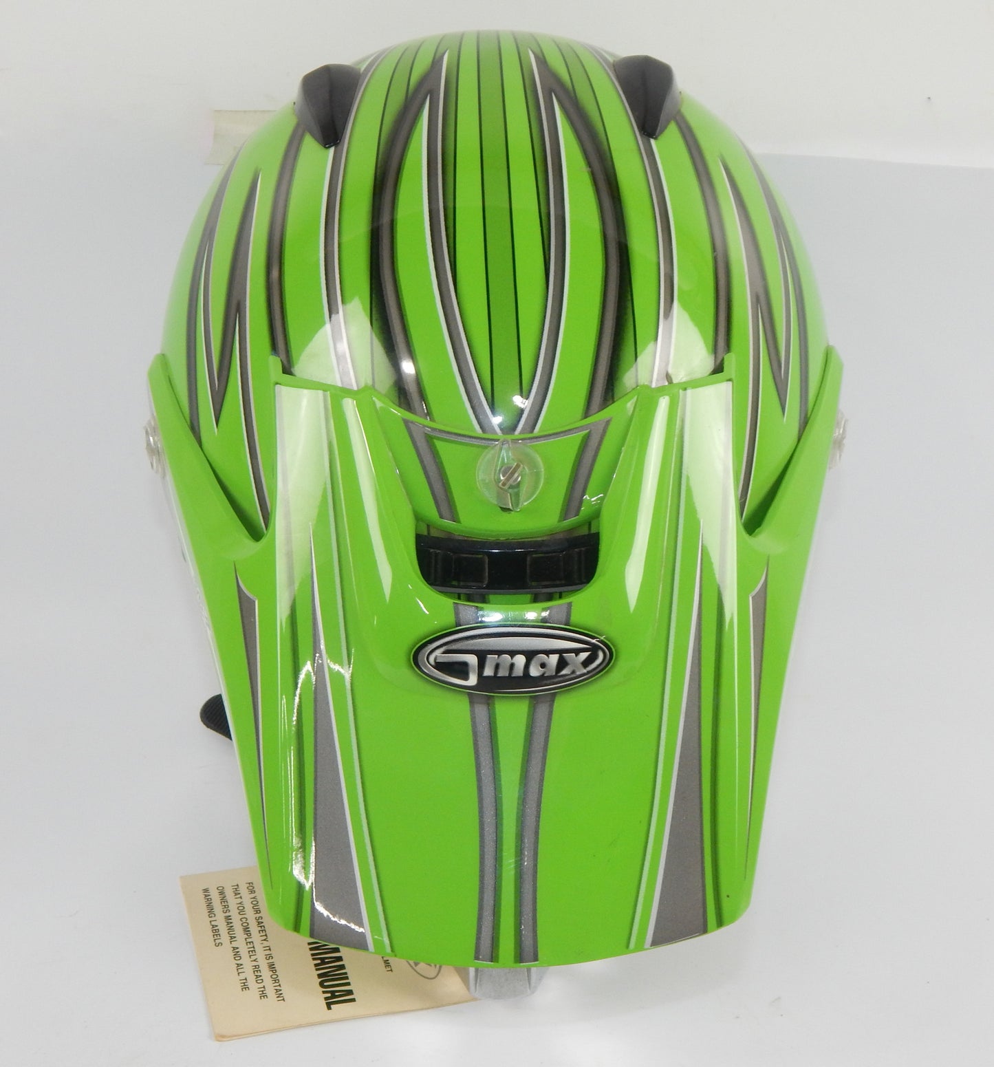 GMAX PLATINUM SERIES MOTORCYCLE HELMET LIGHT GREEN SIZE S OFF ROAD ATV CROSS - MotoRaider
