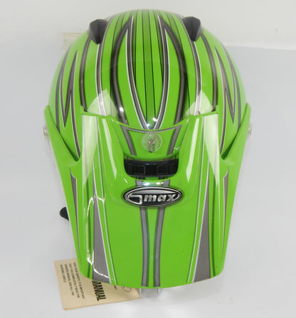 GMAX PLATINUM SERIES MOTORCYCLE HELMET LIGHT GREEN SIZE S OFF ROAD ATV CROSS - MotoRaider