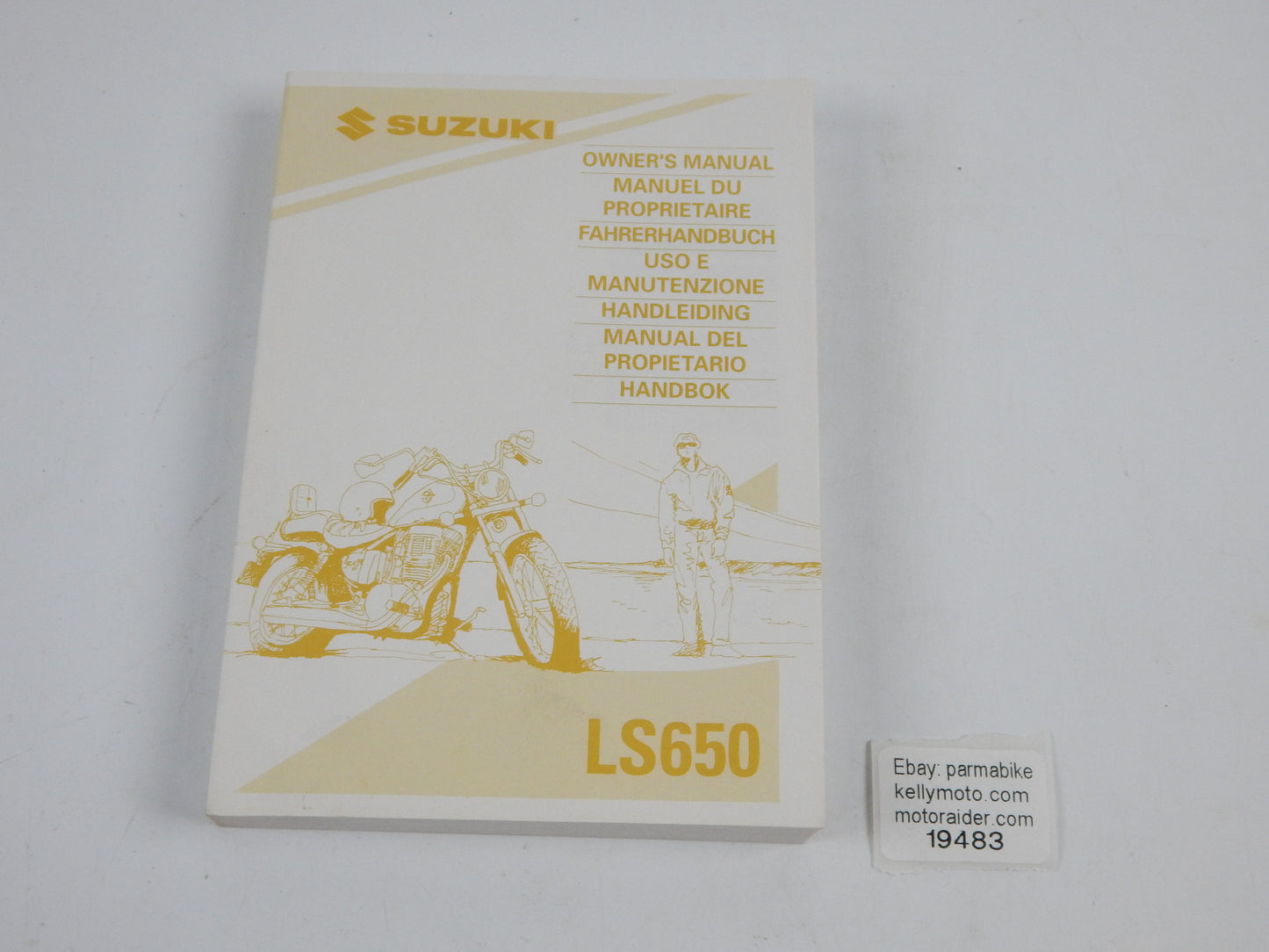 1995 SUZUKI LS650 USER OWNER MANUAL BOOK 99011-24C51-042 MULTI LANGUAGE VINTAGE - MotoRaider
