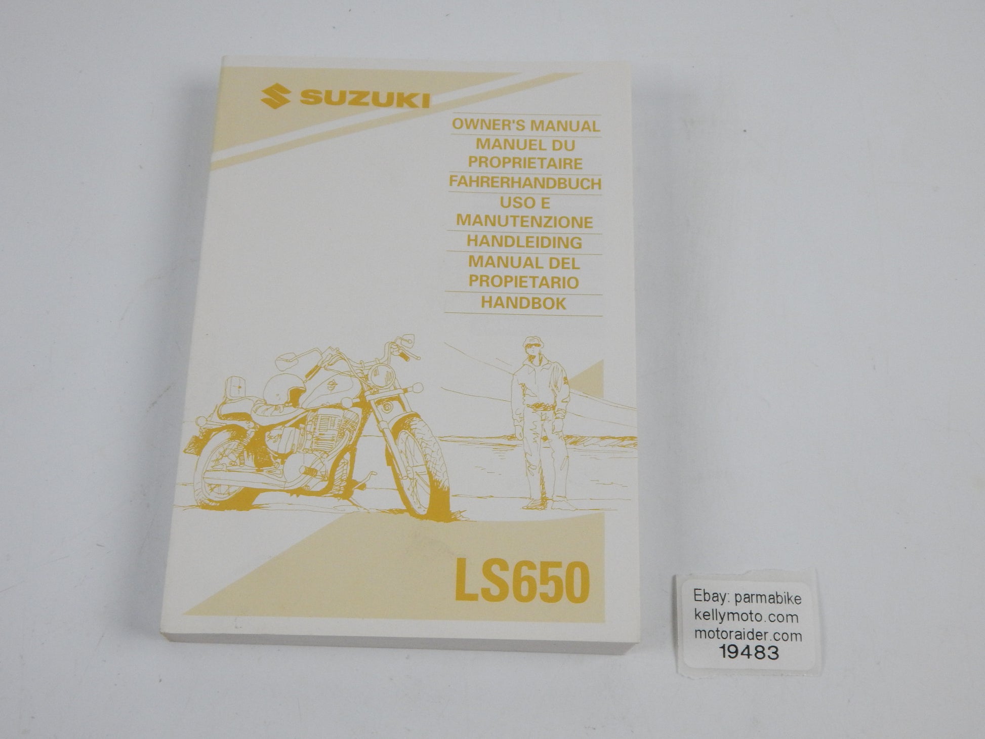 1995 SUZUKI LS650 USER OWNER MANUAL BOOK 99011-24C51-042 MULTI LANGUAGE VINTAGE - MotoRaider
