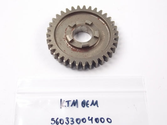 NOS OEM KTM TRANSMISSION 1ST GEAR COUNTERSHAFT 56033004000 | 560.33.004.000 - MotoRaider