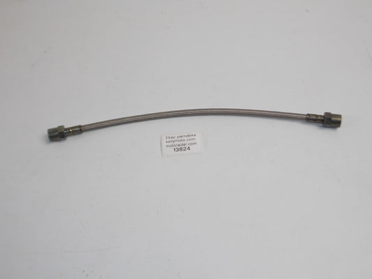 BRAIDED HYDRAULIC HOSE L=305mm THREAD 10mm OD=7mm MALE MALE BRAKE CLUTCH - MotoRaider