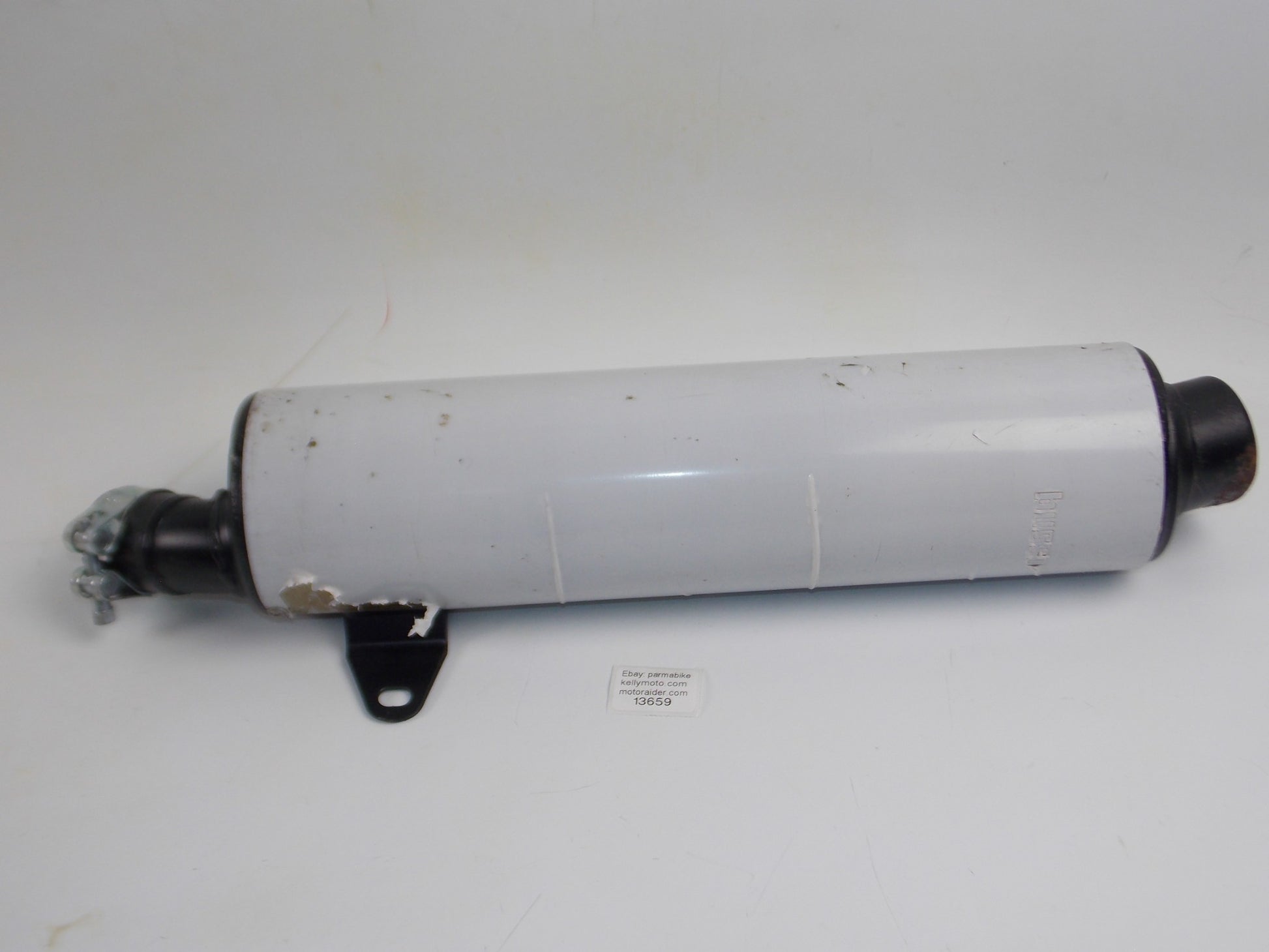 BUSSO 578 EXHASUT MUFFLER SILENCER 1989-90 SUZUKI GS 500 STAINLESS - MotoRaider