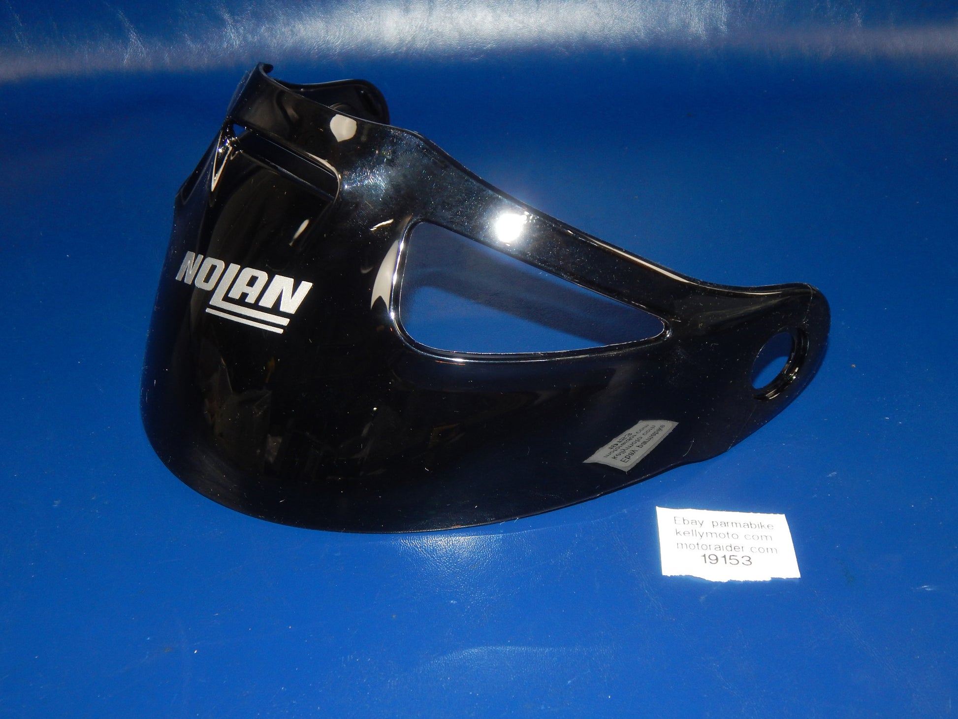 VINTAGE MOTORCYCLE HELMET SCOOTER NOLAN BROWN VISOR SHIELD SUN SCREEN ITALY - MotoRaider