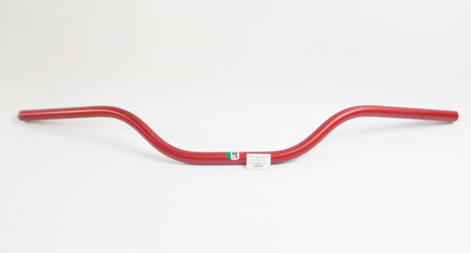 MOTORCYCLE ALUMINUM HANDLEBAR W=33.5" D=7/8" 22mm RED GILERA CAGIVA KTM MAICO - MotoRaider