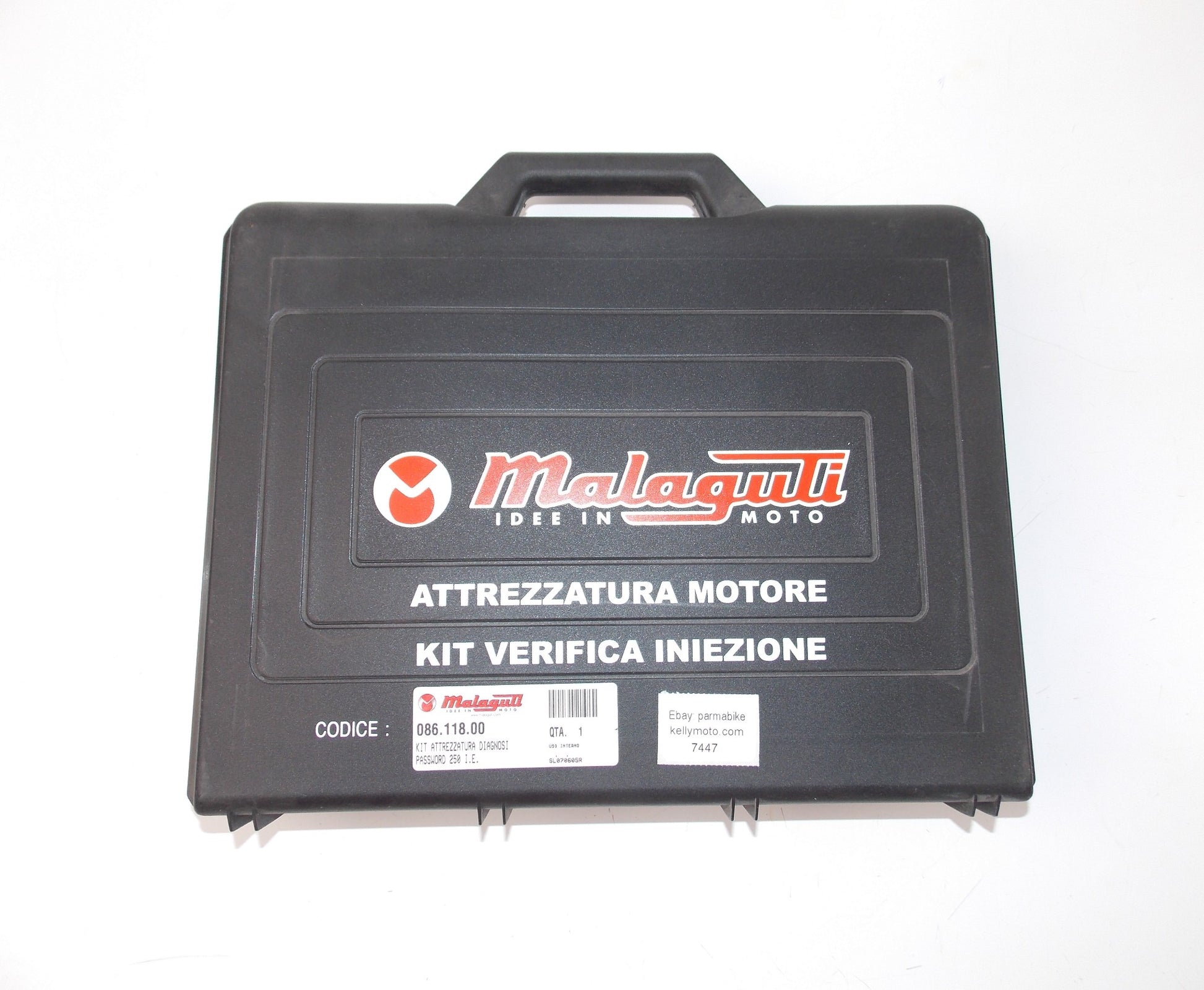 OEM MALAGUTI PASSWORD 250 EURO 3 INJECTION TESTER EQUIPMENT TOOL KIT 086.118.00 - MotoRaider