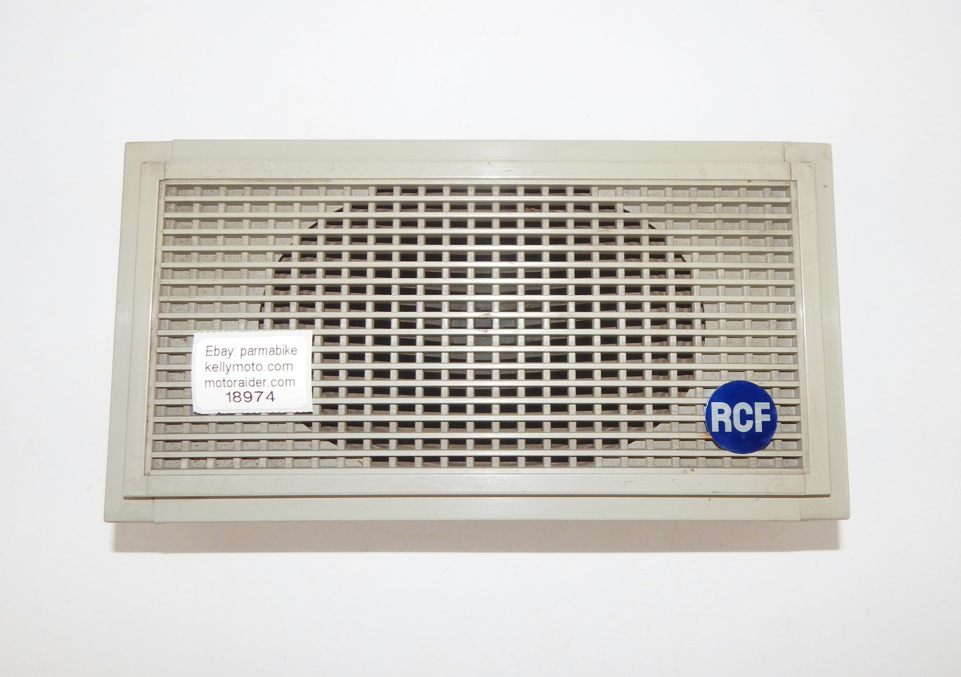 1970's RCF WALL MOUNT SPEAKER SHOP GARAGE CAVE VINTAGE ITALY 10 1/4x5 5/8x3 1/8" - MotoRaider