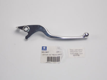 NOS OEM PEUGEOT BELVILLE 200 | TWEET 150/125 RIGHT FRONT BRAKE LEVER 801967 - MotoRaider