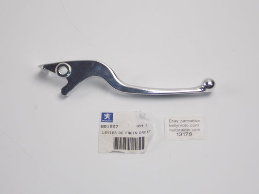 NOS OEM PEUGEOT BELVILLE 200 | TWEET 150/125 RIGHT FRONT BRAKE LEVER 801967 - MotoRaider