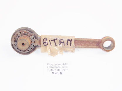 CONNECTING ROD+PIN GITAN 125cc 80-88 OVERALL LENGTH 158mm VINTAGE ITALY - MotoRaider