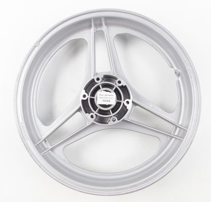NOS OEM LAVERDA FRONT WHEEL RIM E-2.15X16" DOT-D 3 RAZZE STELLA SILVER - MotoRaider