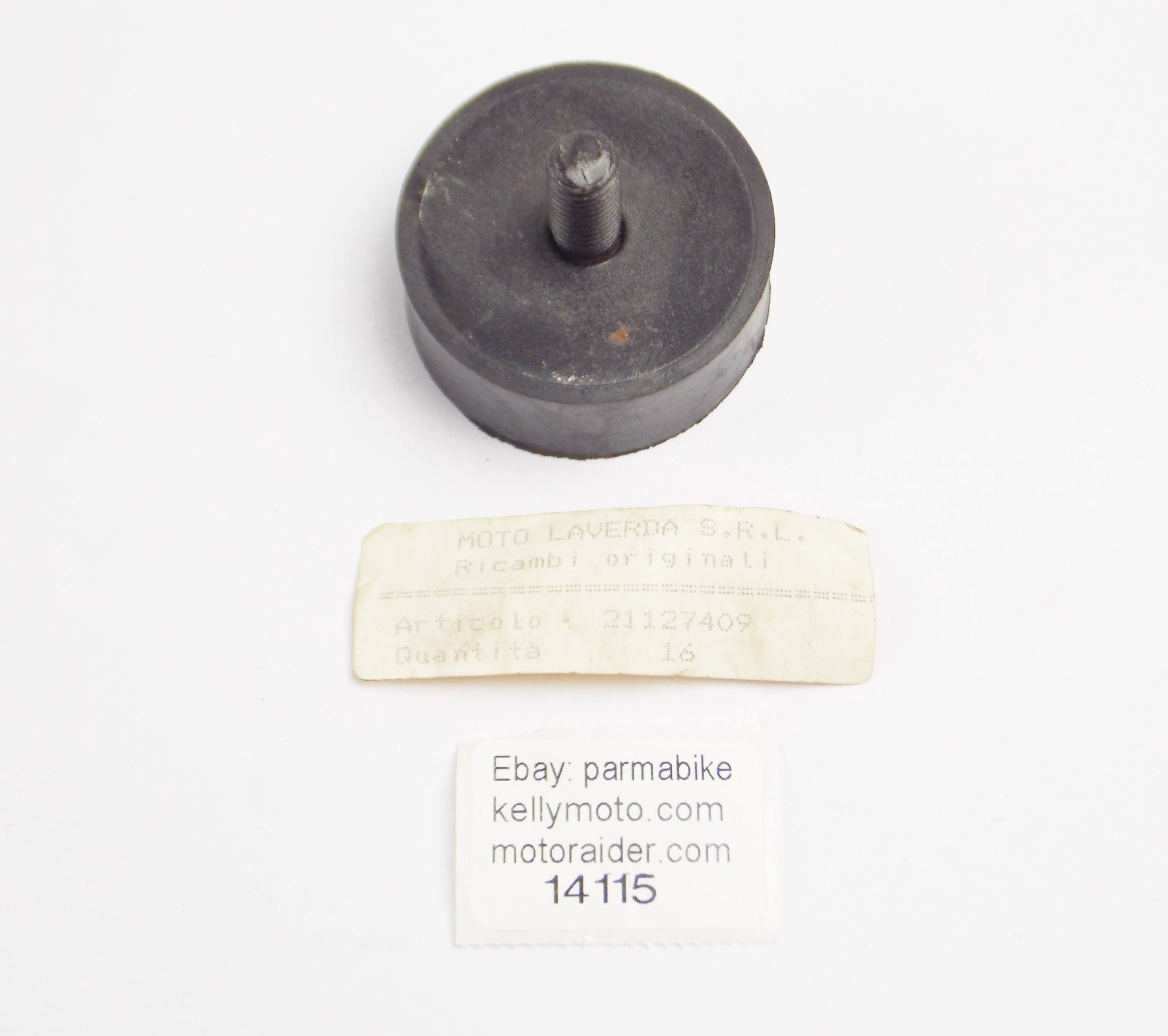 OEM LAVERDA ZUNDAPP LZ 125 175 ENGINE MOUNT SILENT BLOCK RUBBER DAMPER 21127409 - MotoRaider