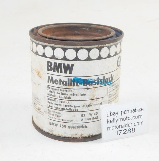 OEM BMW PAINT CAN 250ml BASECOAT METALLIC BMW 159 (Yucatürkis) - MotoRaider