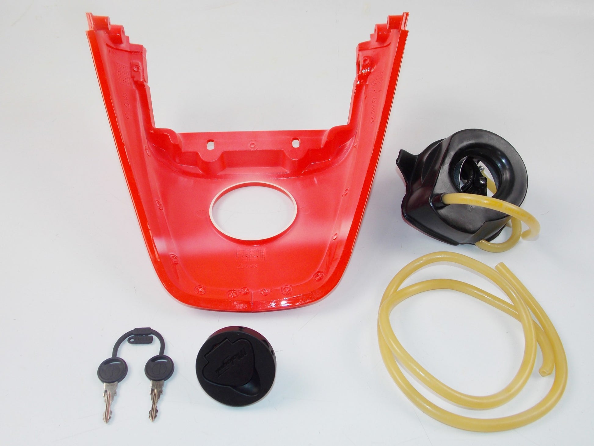 MALAGUTI CROSSER CR1 RED TAIL HARD COVER  FUEL CAP FILLER RELOCATING 063.244.21 - MotoRaider