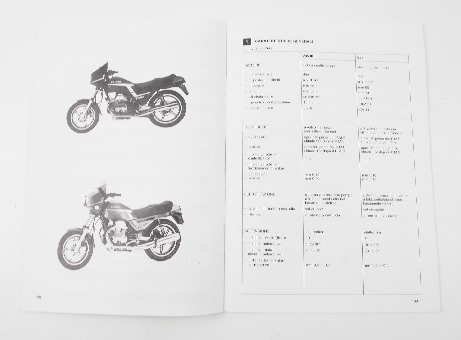 MOTO GUZZI V35 III/V75 WORKSHOP MANUAL REPAIR BOOK 27920185 - MotoRaider