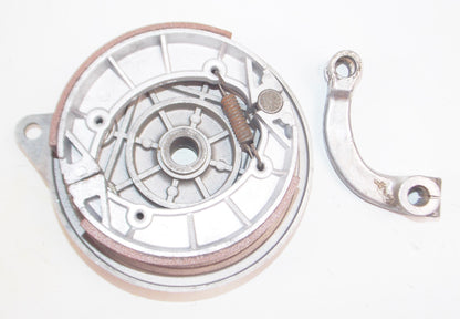 1976 BETA CR 125 250 REAR WHEEL BRAKE PLATE D=160mm SHOES ACTUATOR LEVER GRIMECA - MotoRaider