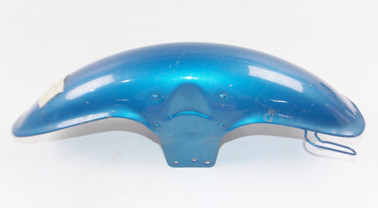 OEM HONDA 19971 CL175 K5 FRONT FENDER BLUE MUDGUARD 61100-316-670 - MotoRaider