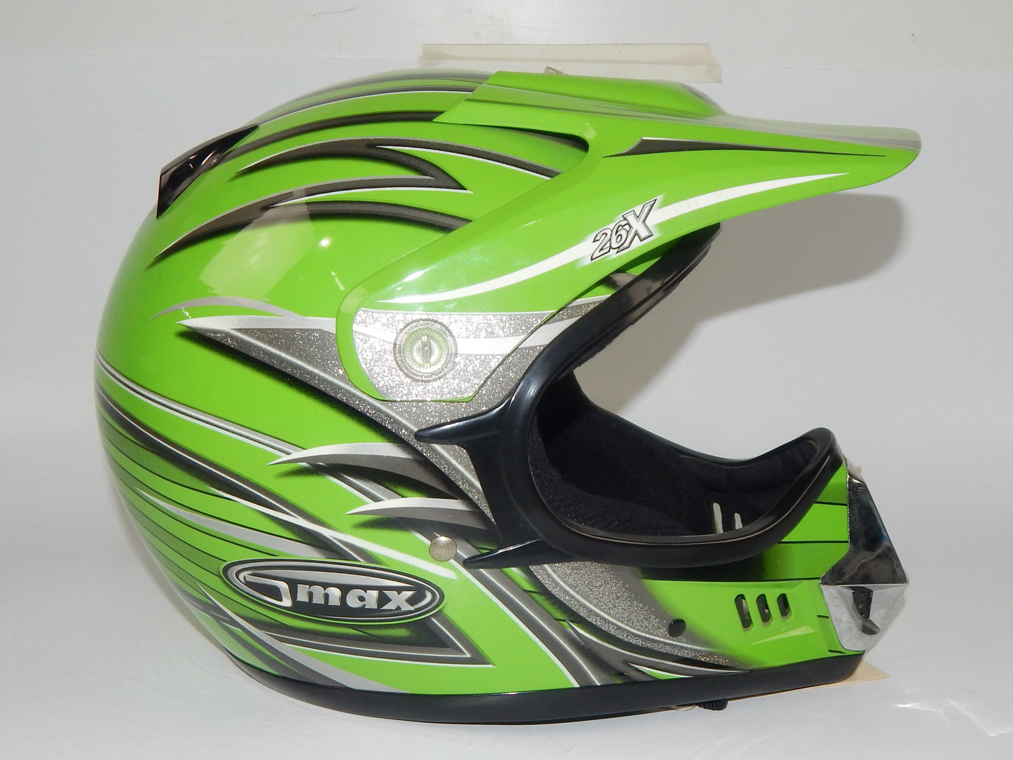 GMAX PLATINUM SERIES MOTORCYCLE HELMET LIGHT GREEN SIZE S OFF ROAD ATV CROSS - MotoRaider
