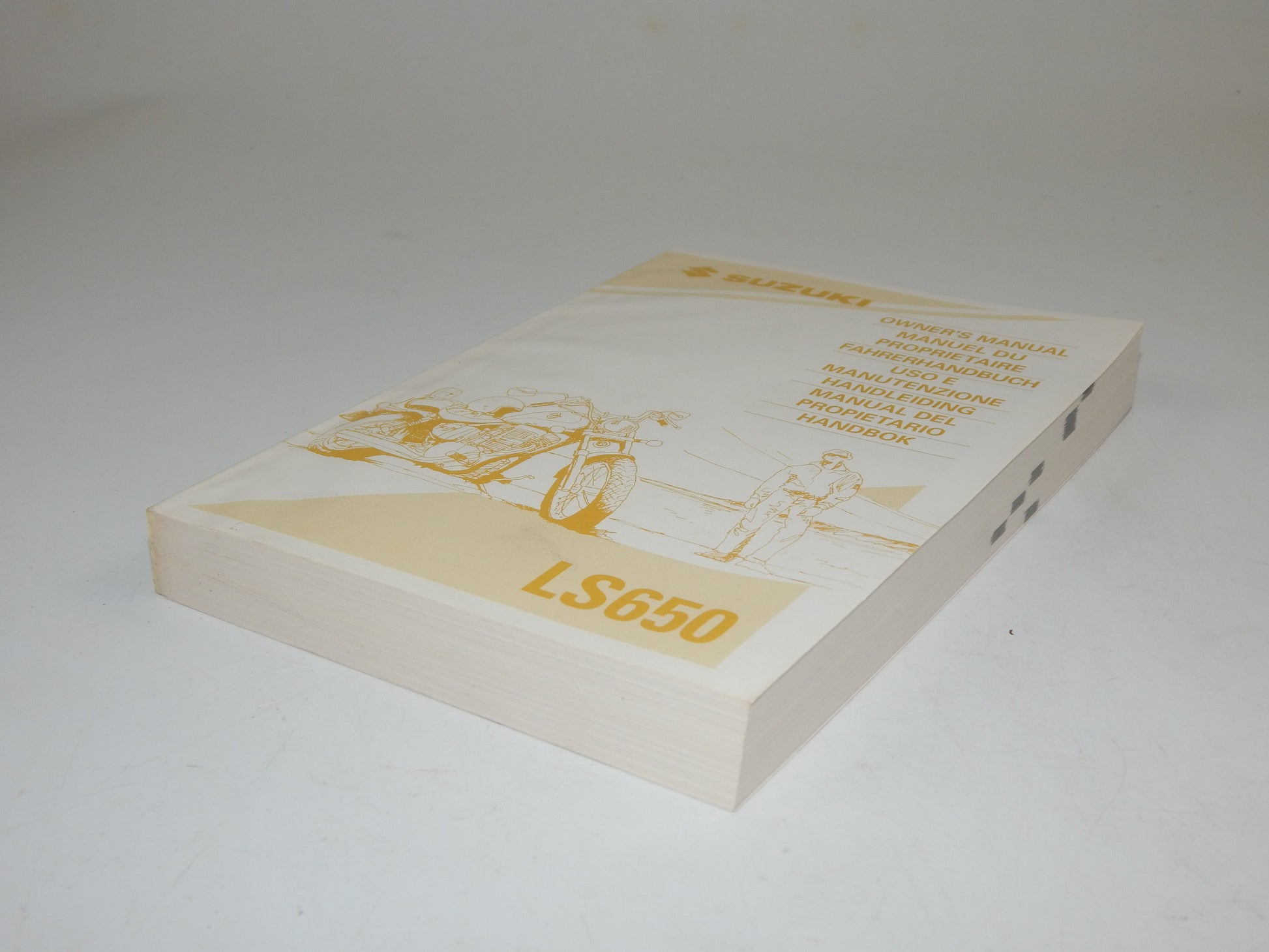 1995 SUZUKI LS650 USER OWNER MANUAL BOOK 99011-24C51-042 MULTI LANGUAGE VINTAGE - MotoRaider