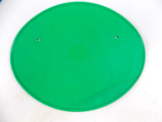 VINTAGE MOTORCYCLES ENDURO MOTOCROSS OVAL PLATES 9"x11" PLASTIC GREEN BETA MAICO - MotoRaider