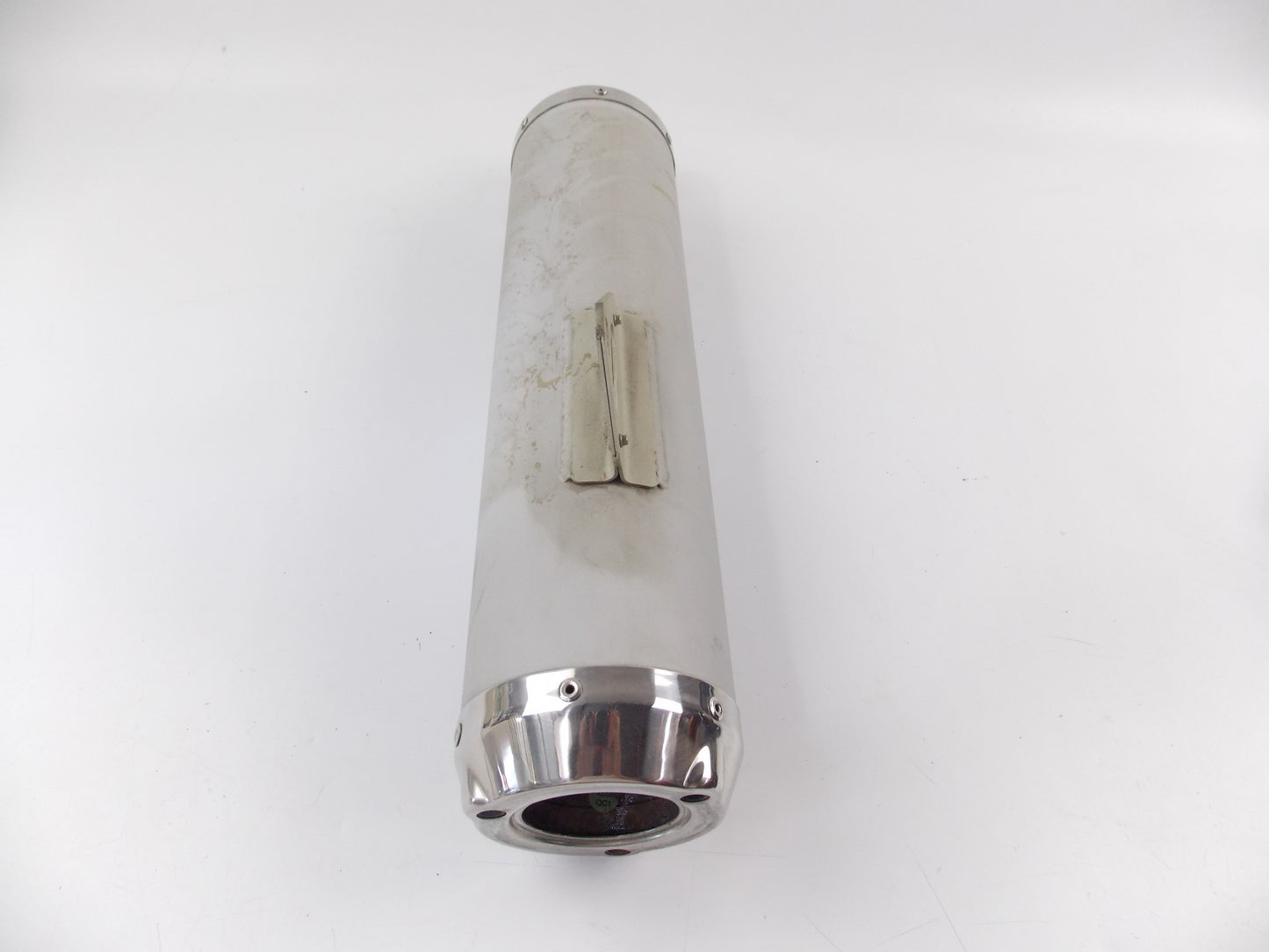 2004-2005 TRIUMPH DAYTONA 600/650 ALUMINUM WRAP SINGLE SILENCER MUFFLER T2201916 - MotoRaider