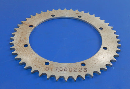 REAR WHEEL DRIVE SPROCKET 46T OVERALL DIAMETER 7.5" 190.5mm VINTAGE MOTORCYCLE - MotoRaider