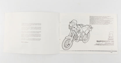 CAGIVA 1993 SUPER CITY 50 OWNER USER BOOK MANUAL 80077055 - MotoRaider
