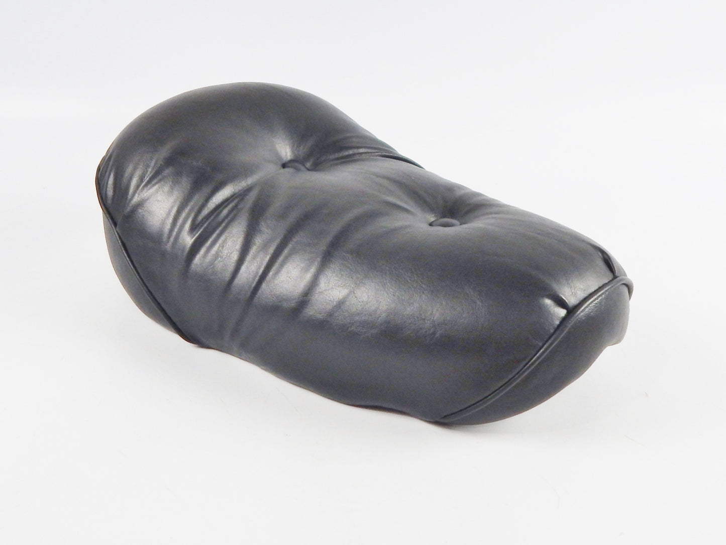 MOTORCYCLE SADDLE SEAT BLACK L=16" W=11.5" APRILIA LAVERDA CAGIVA GUZZI MORINI - MotoRaider