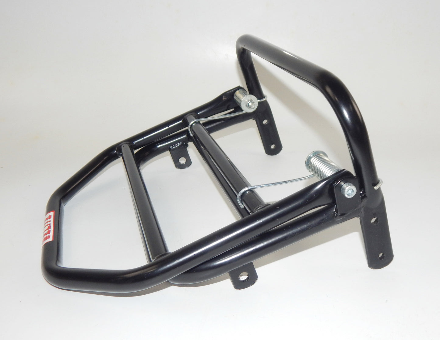ELITE MOTORCYCLES BLACK REAR RACK LUGGAGE TOP CASE HOLDER 11" x 10" SCOOTER - MotoRaider
