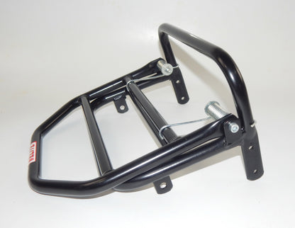 ELITE MOTORCYCLES BLACK REAR RACK LUGGAGE TOP CASE HOLDER 11" x 10" SCOOTER - MotoRaider