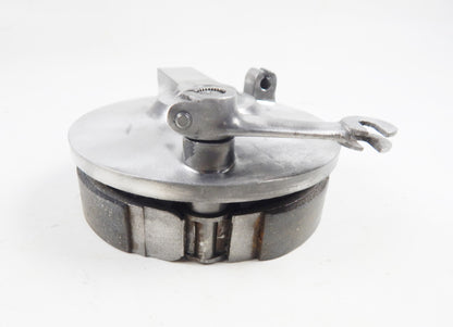 1970 GILERA 125 GIUBILEO FRONT WHEEL HUB BRAKE SHOES PLATE VINTAGE ITALY - MotoRaider