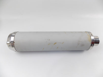 2004-2005 TRIUMPH DAYTONA 600/650 ALUMINUM WRAP SINGLE SILENCER MUFFLER T2201916 - MotoRaider