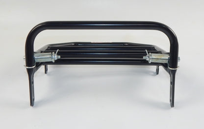 ELITE MOTORCYCLES BLACK REAR RACK LUGGAGE TOP CASE HOLDER 11" x 10" SCOOTER - MotoRaider