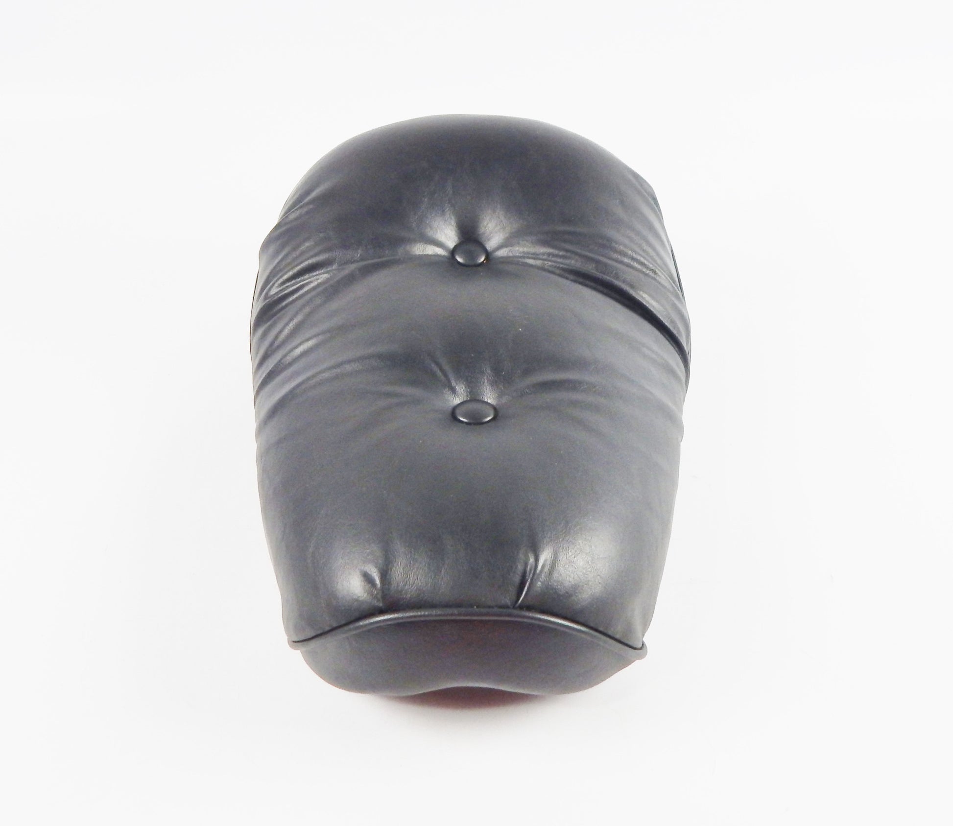 MOTORCYCLE SADDLE SEAT BLACK L=16" W=11.5" APRILIA LAVERDA CAGIVA GUZZI MORINI - MotoRaider