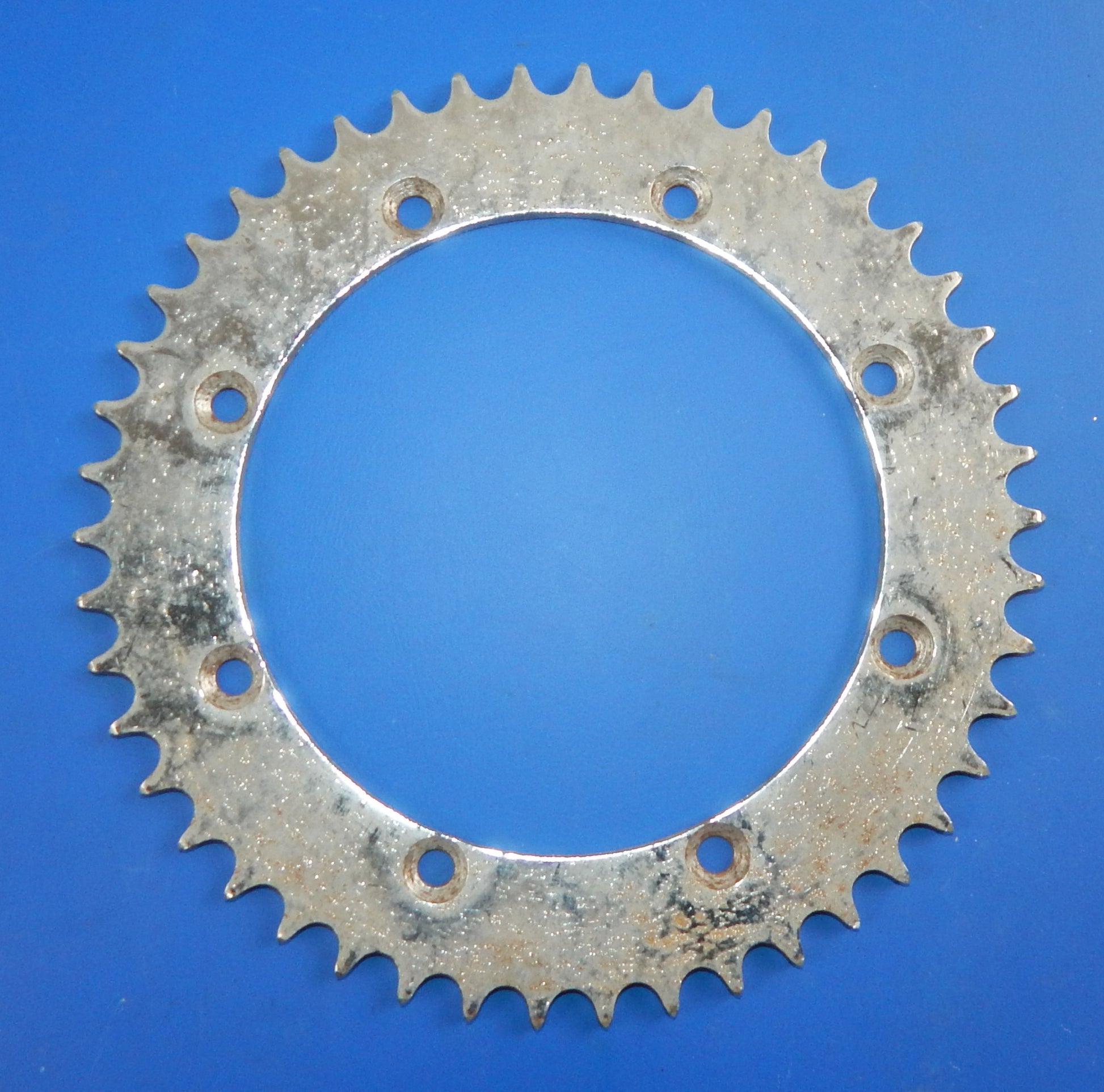 REAR WHEEL DRIVE SPROCKET 46T OVERALL DIAMETER 7.5" 190.5mm VINTAGE MOTORCYCLE - MotoRaider