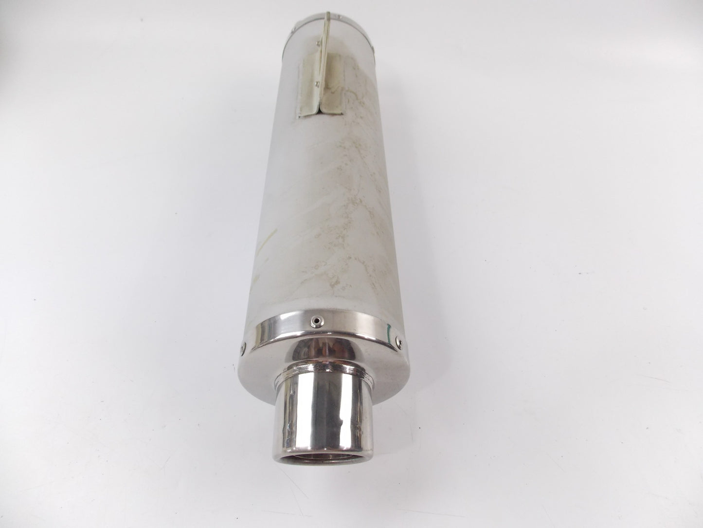 2004-2005 TRIUMPH DAYTONA 600/650 ALUMINUM WRAP SINGLE SILENCER MUFFLER T2201916 - MotoRaider