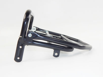 ELITE MOTORCYCLES BLACK REAR RACK LUGGAGE TOP CASE HOLDER 11" x 10" SCOOTER - MotoRaider
