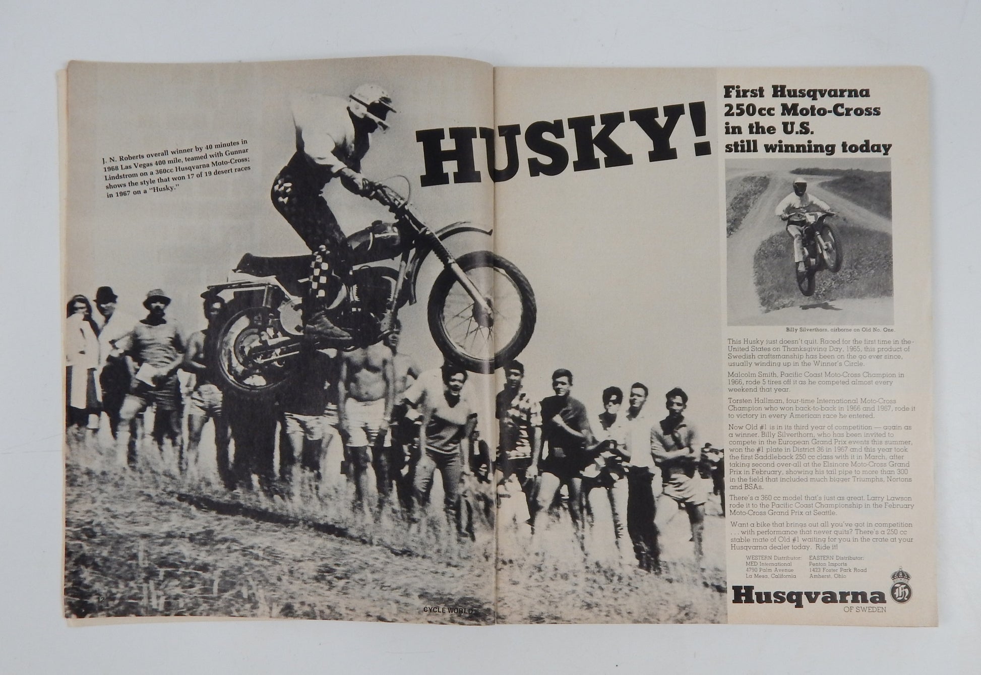 CYCLE WORD MAGAZINE1968 ROAD TEST YAMAHA YR2/YR2C MONTESA CAPPRA 360 EGLI VINCEN - MotoRaider
