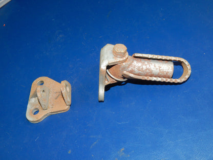 1pr 1970's HERCULES GS MX FOOT PEGS STAND STAY MOUNT FRAME CHASSIS R L SPRING - MotoRaider