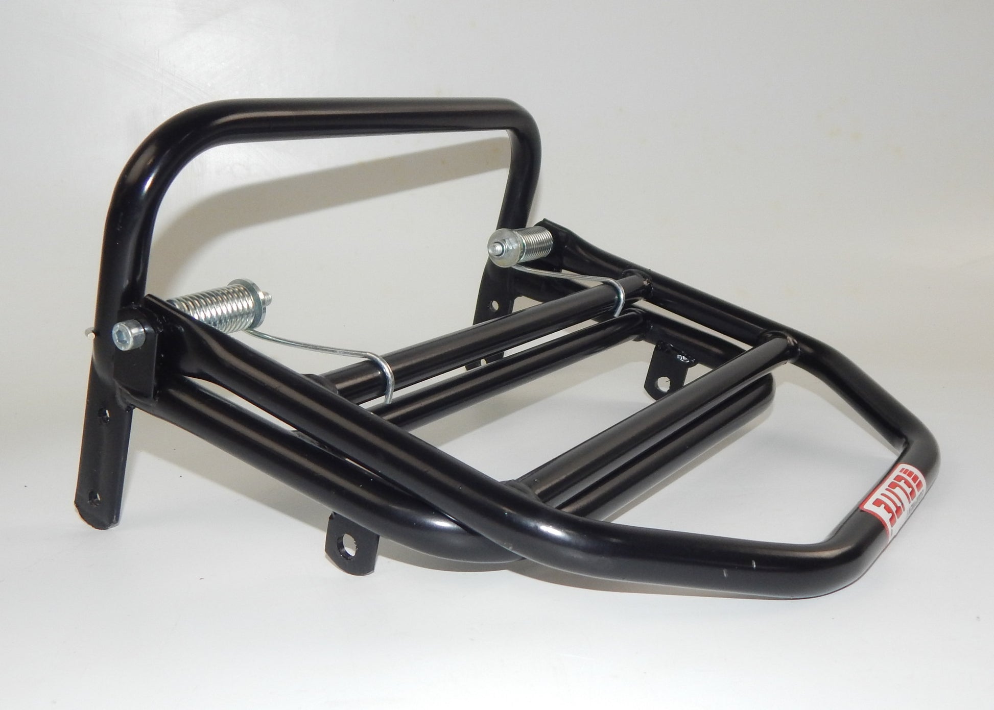 ELITE MOTORCYCLES BLACK REAR RACK LUGGAGE TOP CASE HOLDER 11" x 10" SCOOTER - MotoRaider