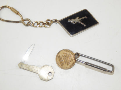 MIX VINTAGE KEY CHAIN FOB WALKER SYNTEC AMC ALASKA FIRESTONE MOBIL VODKA  MOBIL - MotoRaider