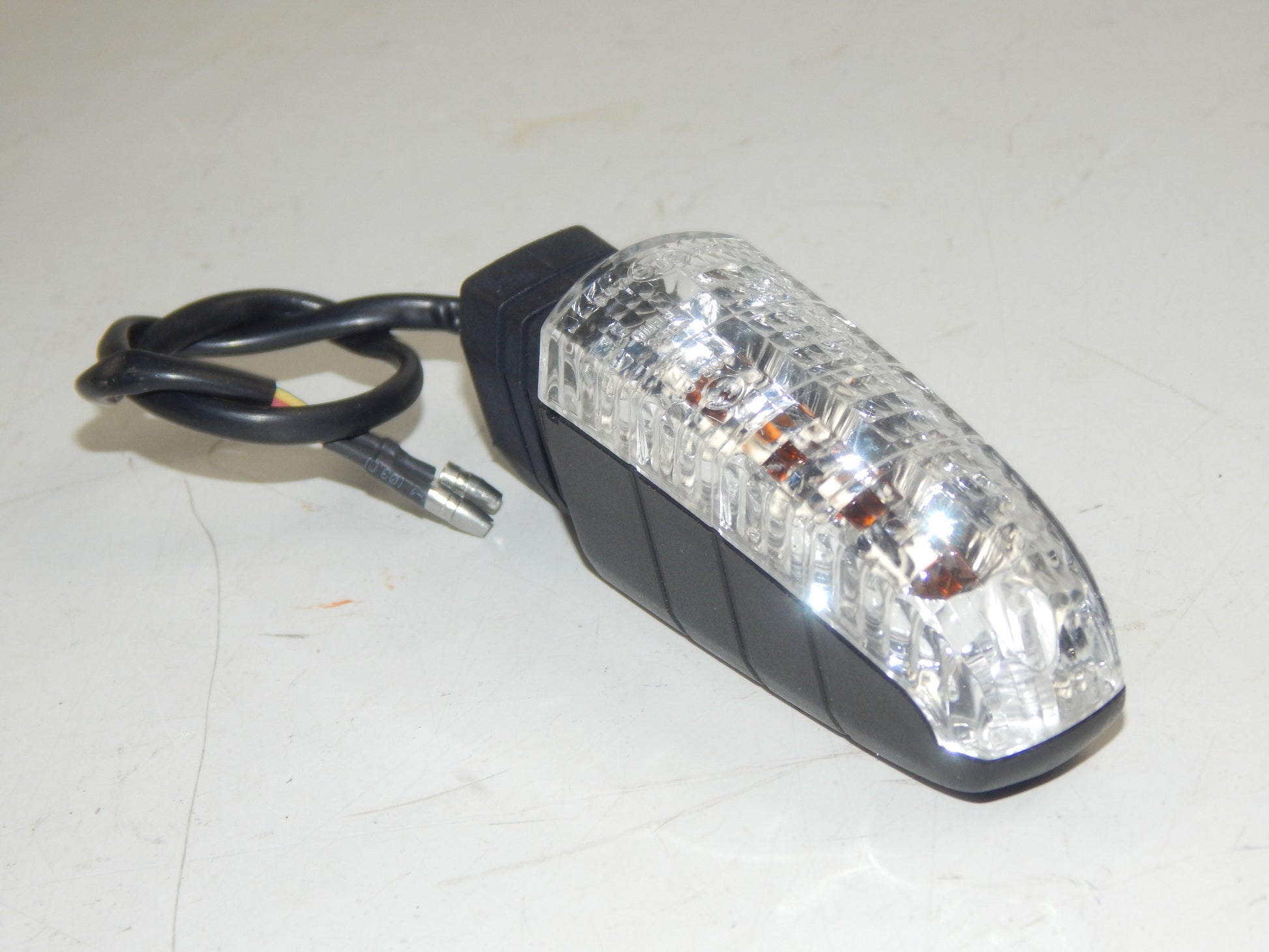 MOTORCYCLE SCOOTER MOPED LED TURN SIGNAL BLINKER FLASHER L=4.25" - MotoRaider