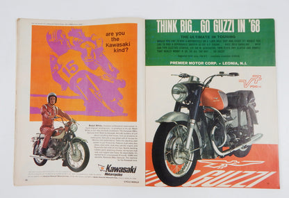 CYCLE WORD MAGAZINE1968 ROAD TEST YAMAHA YR2/YR2C MONTESA CAPPRA 360 EGLI VINCEN - MotoRaider