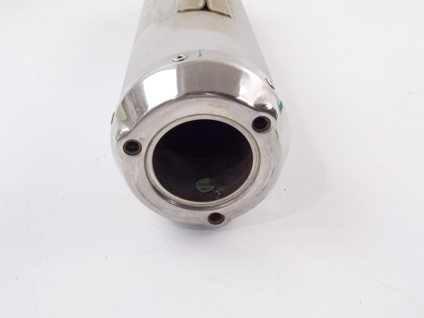 2004-2005 TRIUMPH DAYTONA 600/650 ALUMINUM WRAP SINGLE SILENCER MUFFLER T2201916 - MotoRaider