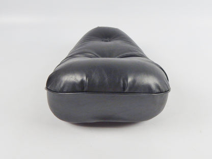 MOTORCYCLE SADDLE SEAT BLACK L=16" W=11.5" APRILIA LAVERDA CAGIVA GUZZI MORINI - MotoRaider