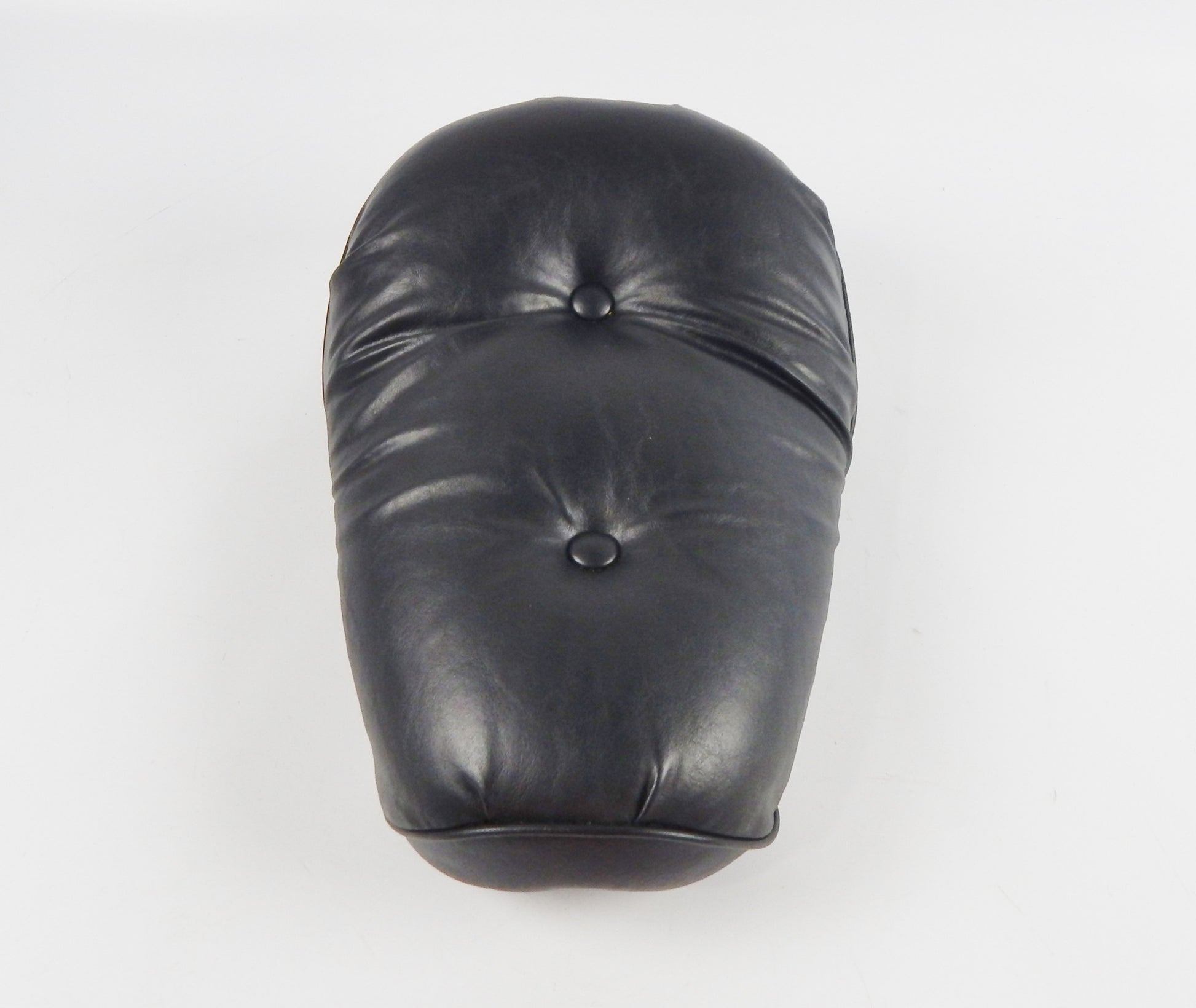 MOTORCYCLE SADDLE SEAT BLACK L=16" W=11.5" APRILIA LAVERDA CAGIVA GUZZI MORINI - MotoRaider