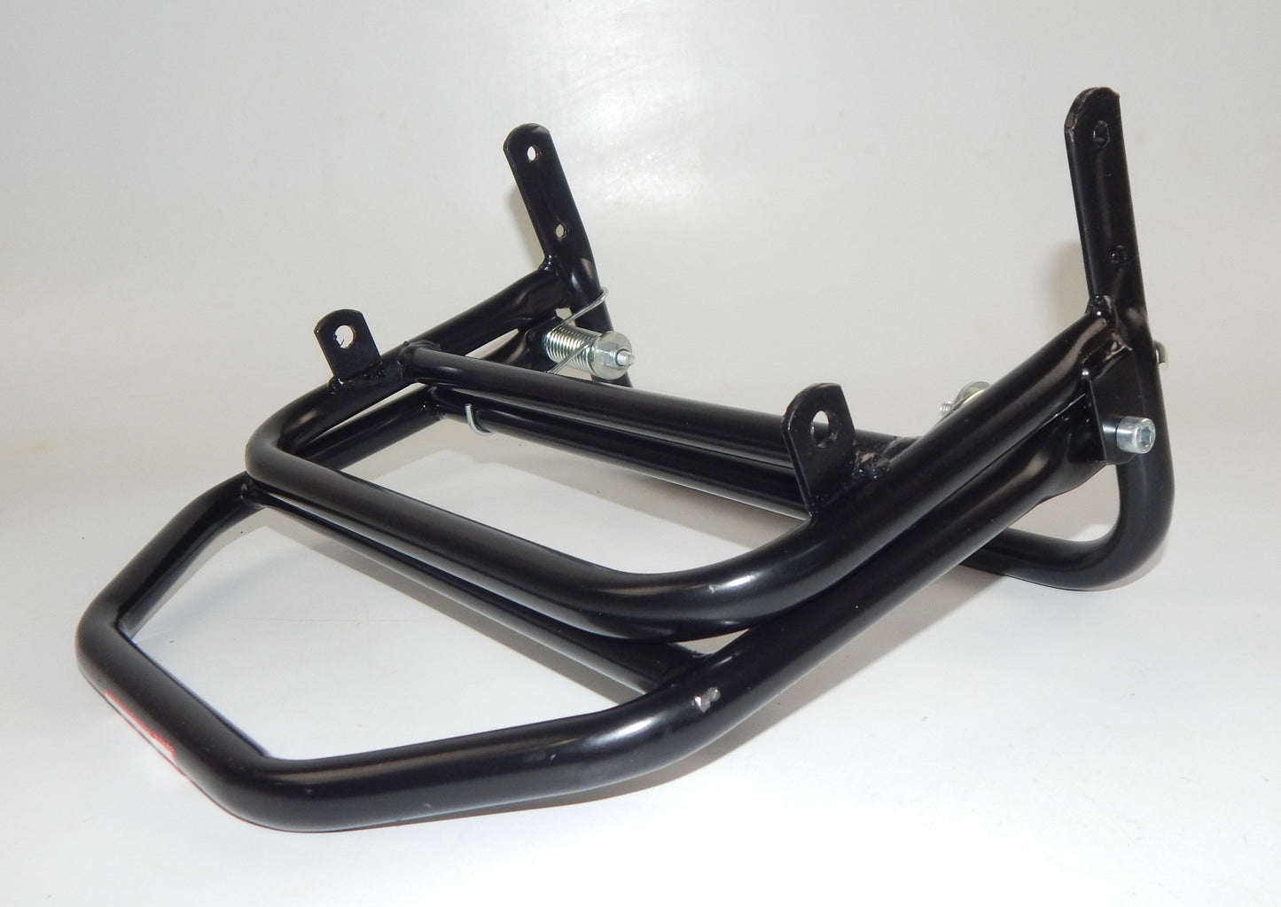 ELITE MOTORCYCLES BLACK REAR RACK LUGGAGE TOP CASE HOLDER 11" x 10" SCOOTER - MotoRaider