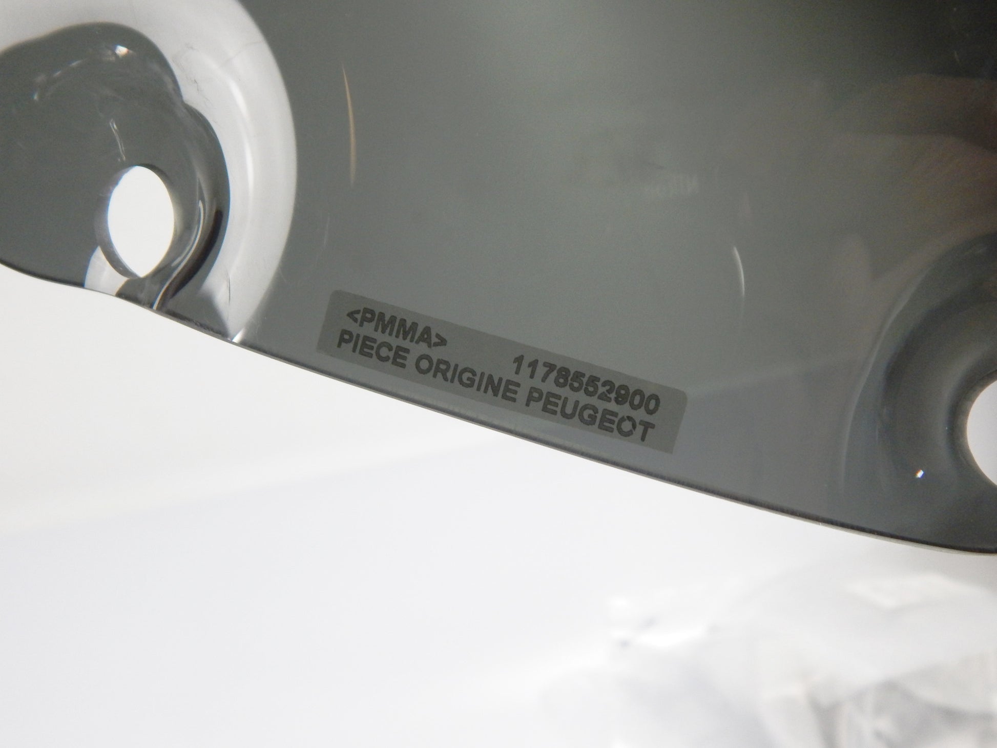 SCOOTER WIND SHIELD SCREEN GRAY PEUGEOT GEOPOLIS SATELLIS 1178552900 H=8.5" - MotoRaider